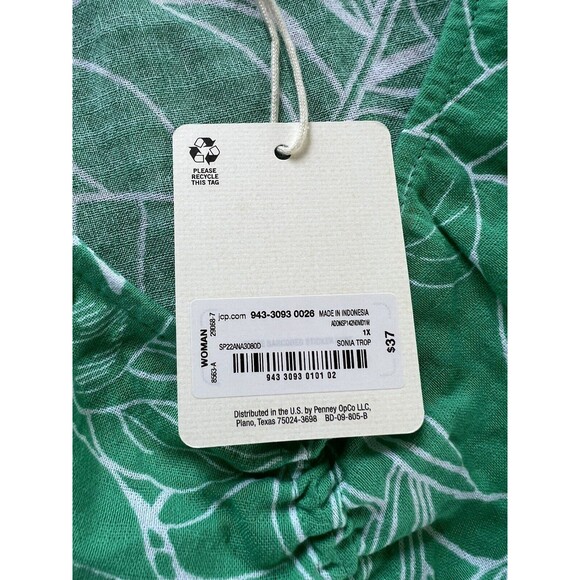 a.n.a  V Neck Sleeveless Tank Top, Women's Size 1X, Green NEW MSRP $37 - Picture 4 of 8